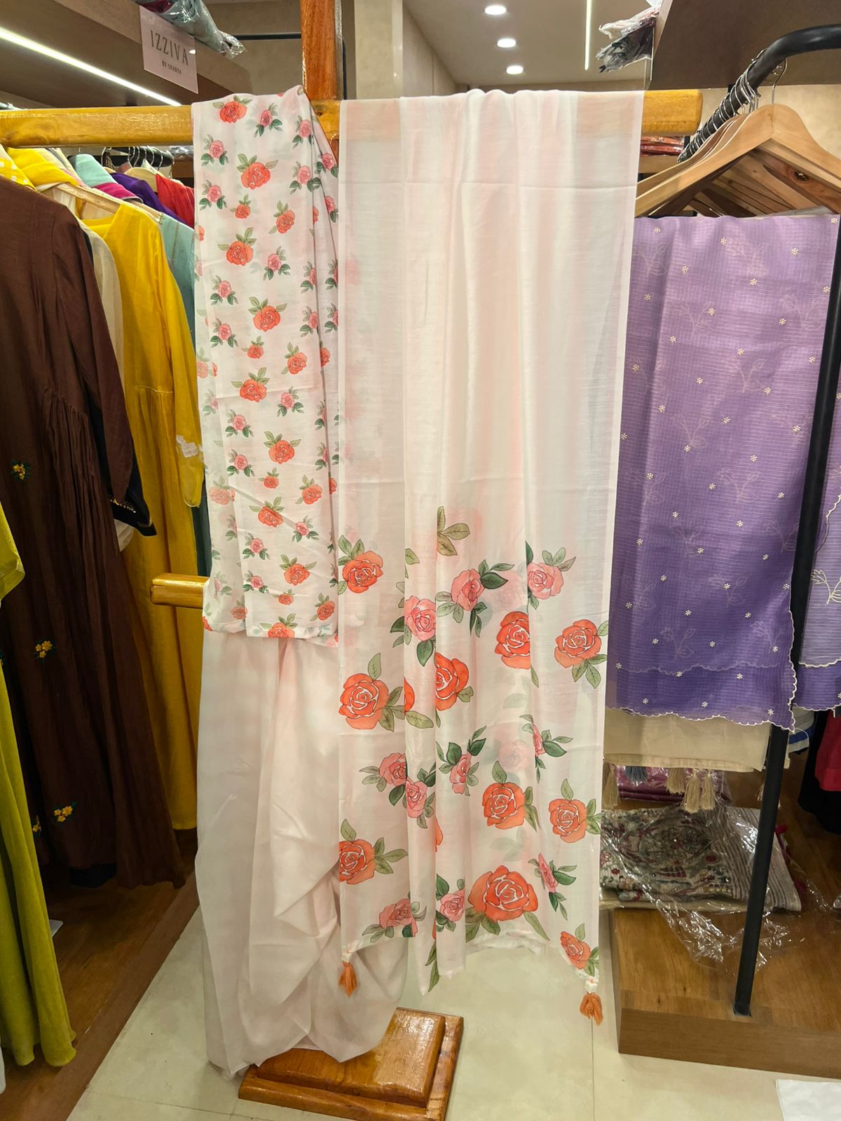 Budget Friendly Floral Saree