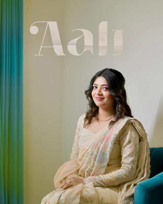 Tissue organza saree